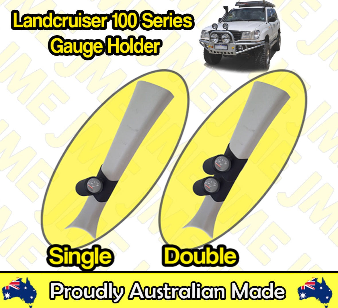 Pillar Pod for Toyota Landcruiser 100/105 Series – Gauge Holder for 52mm / 60mm Gauges