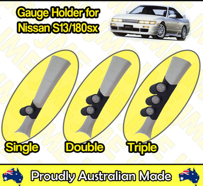 Pillar Pod for Nissan 180SX S13 / 240SX – Gauge Holder for 52mm & 60mm Gauges
