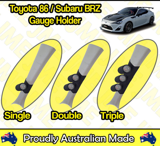 Pillar Pod for Toyota 86 / Subaru BRZ – Gauge Holder for 52mm & 60mm Gauges