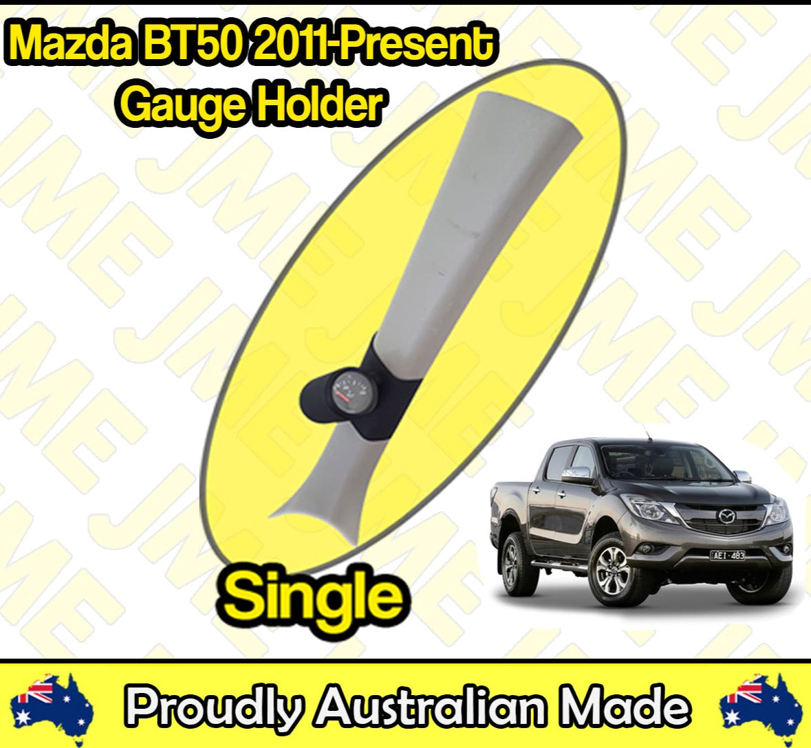 Pillar Pod for Mazda BT-50 (2011–2020) – Gauge Holder for 52mm & 60mm Gauges