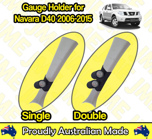 Pillar Pod for Nissan Navara D40 – Gauge Holder for 52mm & 60mm Gauges