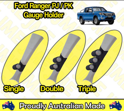 Pillar Pod for Ford Ranger PJ/PK (2006–2011) – Gauge Holder for 52mm & 60mm Gauges