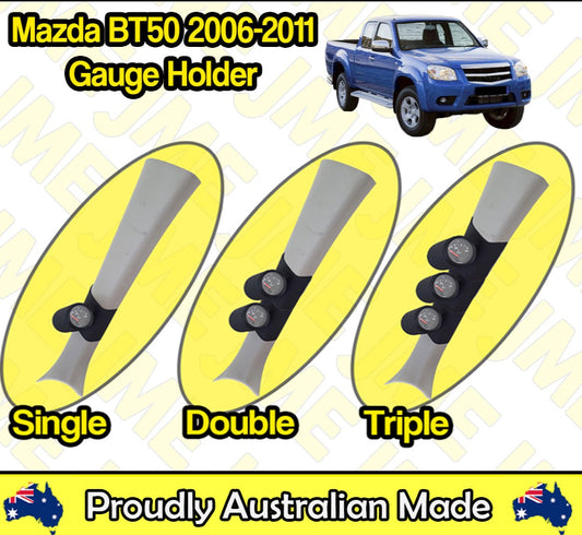 Pillar Pod for Mazda BT-50 (2006–2011) – Gauge Holder for 52mm & 60mm Gauges