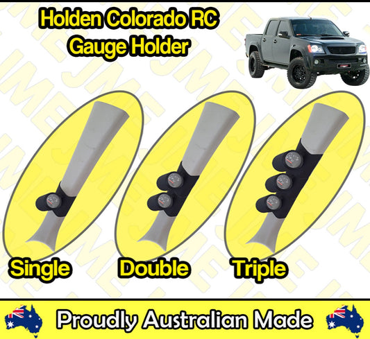 Pillar Pod for Holden Colorado RC (2008–2012) – Gauge Holder for 52mm & 60mm Gauges