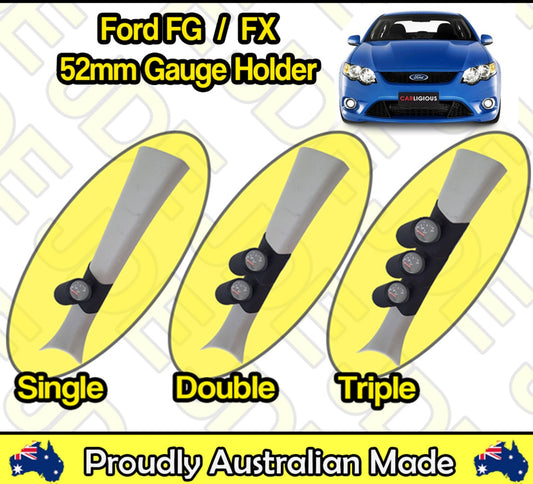 Clip-On Pillar Pod for Ford Falcon FG/FGX XR6 XR8 – Gauge Holder for 52mm & 60mm (2") Gauges