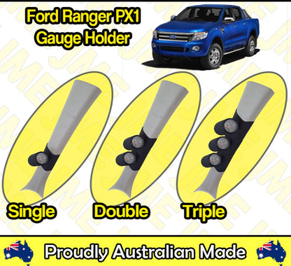 Pillar Pod for Ford Ranger PX MK1 (2011–2015) – Gauge Holder for 52mm & 60mm Gauges