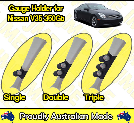 Pillar Pod for Nissan V35 G35 350GT Skyline – Gauge Holder for 52mm & 60mm Gauges
