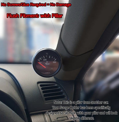 Pillar Pod for Ford Territory (2004–2016) – Gauge Holder for 52mm & 60mm Gauges