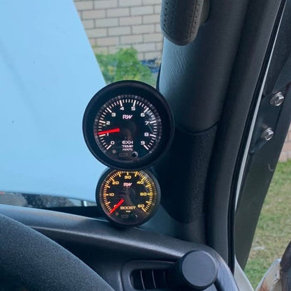 Pillar Pod for Holden Rodeo RA (2003–2008) – Gauge Holder for 52mm & 60mm Gauges