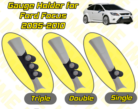 Pillar Pod for Ford Focus (2005–2010) – Gauge Holder for 52mm & 60mm (2") Gauges