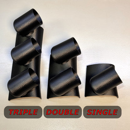 Pillar Pod for Toyota Landcruiser 70 Series (2007–Present) – Gauge Holder for 52mm & 60mm Gauges